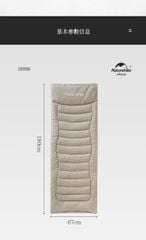 Nệm vải Cotton Naturehike NH20MSD04 du lịch cực êm ái
