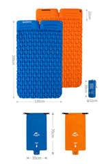 Đệm bơm hơi 2 người chống nước Naturehike NH19Z013-P