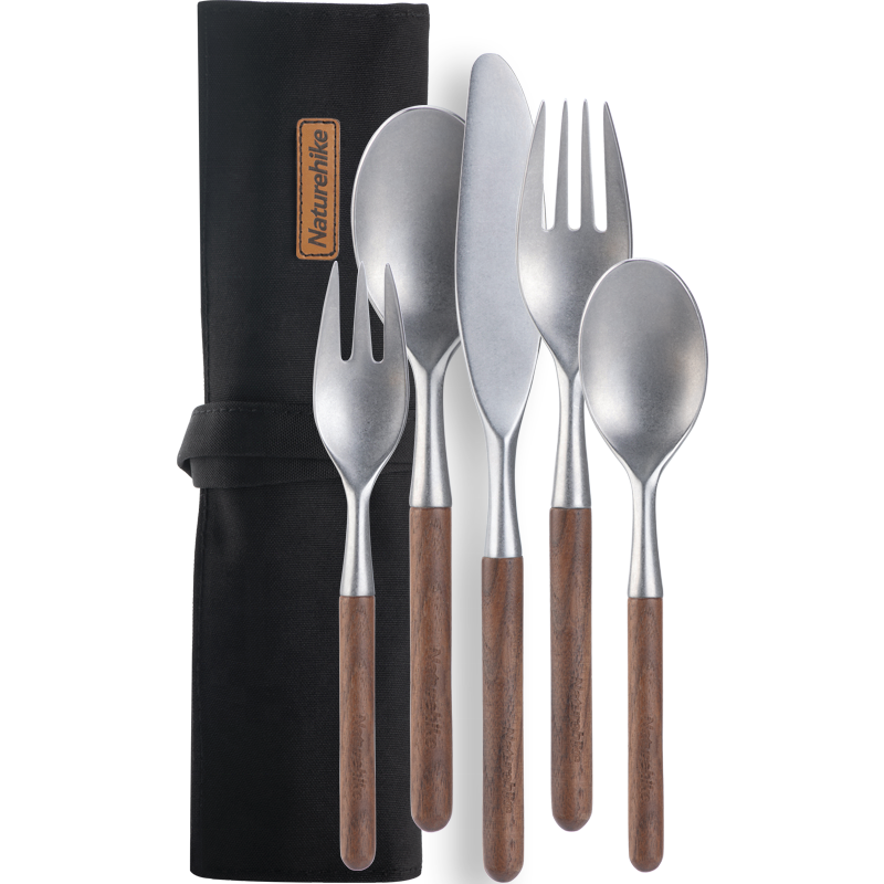 Bộ dao thìa dĩa Naturehike Glamping NH20CJ014