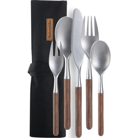 Bộ dao thìa dĩa Naturehike Glamping NH20CJ014