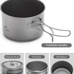 Nồi du lịch Naturehike NH18T101-A nhỏ gọn, sử dụng linh hoạt