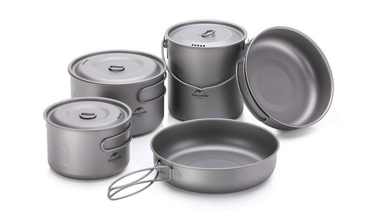 Nồi du lịch Naturehike NH18T101-A nhỏ gọn, sử dụng linh hoạt