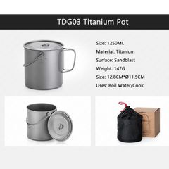 Nồi du lịch Naturehike NH18T303-C dùng đi cắm trại, nấu ăn ngoài trời