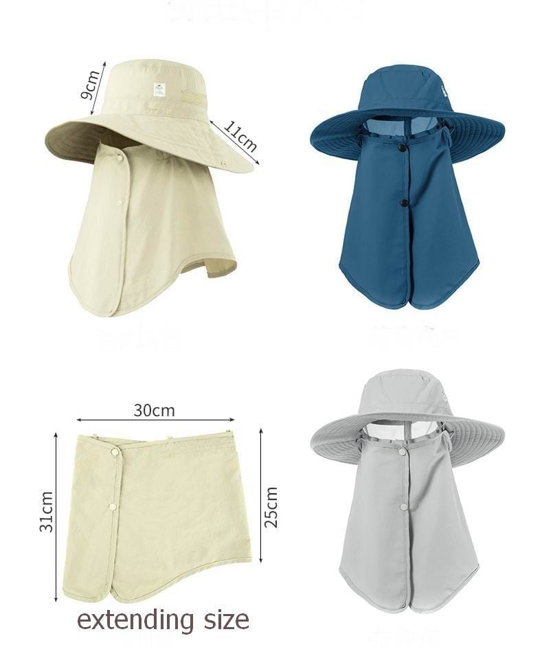 Nón tai bèo Nam, Nữ kèm khẩu trang chống nắng NatureHike NH17M111-Z
