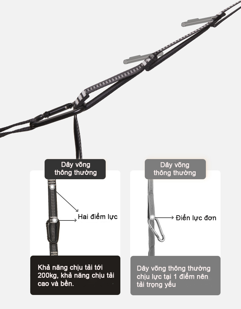 Võng có khung chống lật Naturehike CNH22HJ001