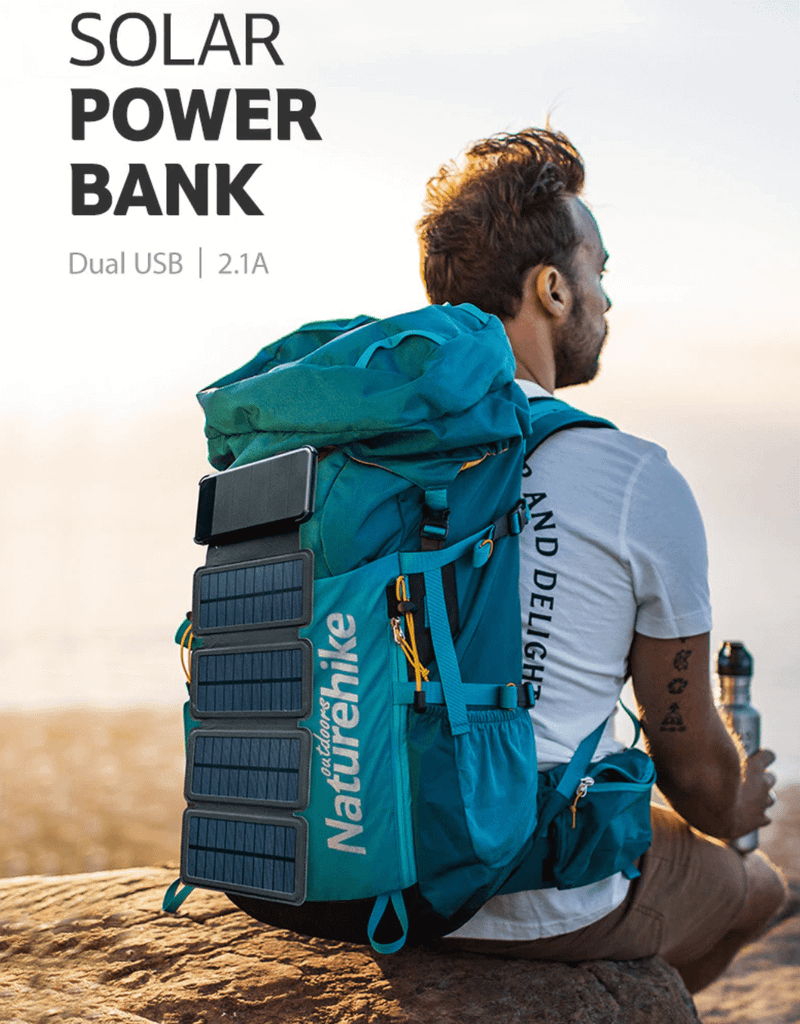 Pin dự phòng có sạc năng lượng mặt trời NatureHike NH19T002-D
