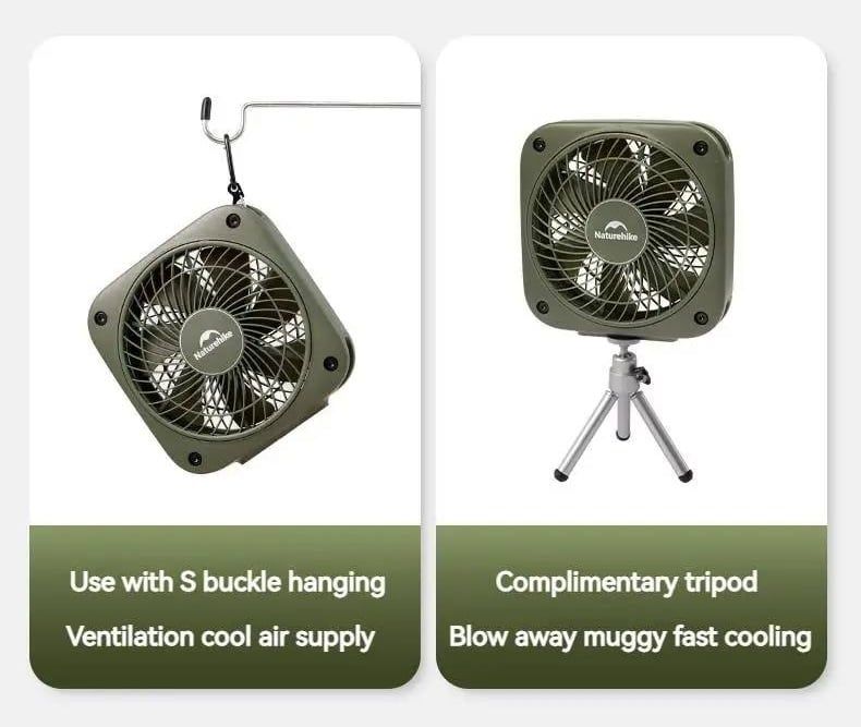 Quạt mini cắm trại Naturehike CNK2300DQ018