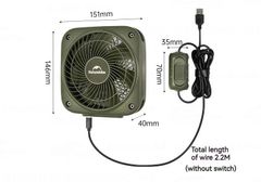 Quạt mini cắm trại Naturehike CNK2300DQ018