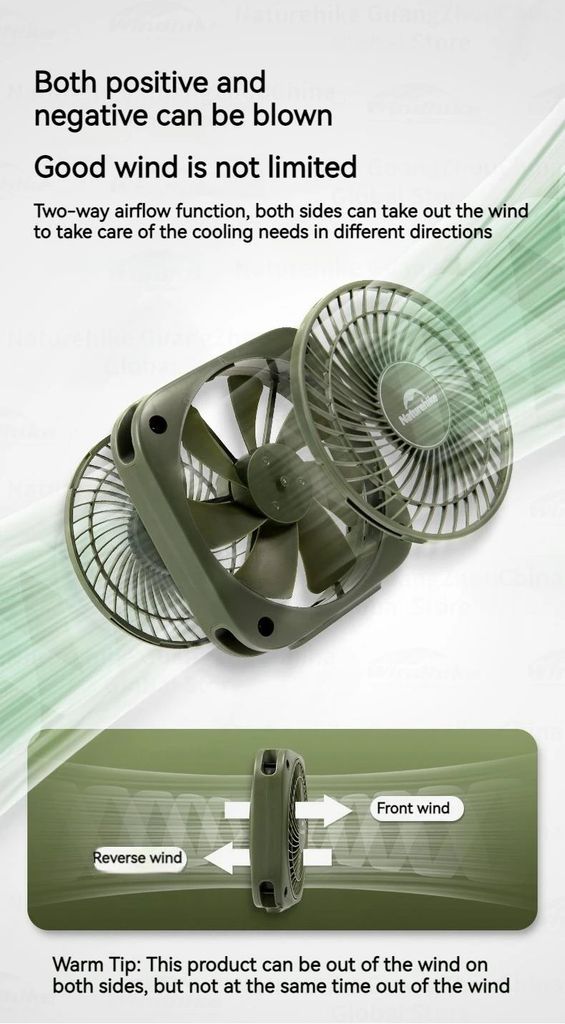 Quạt mini cắm trại Naturehike CNK2300DQ018