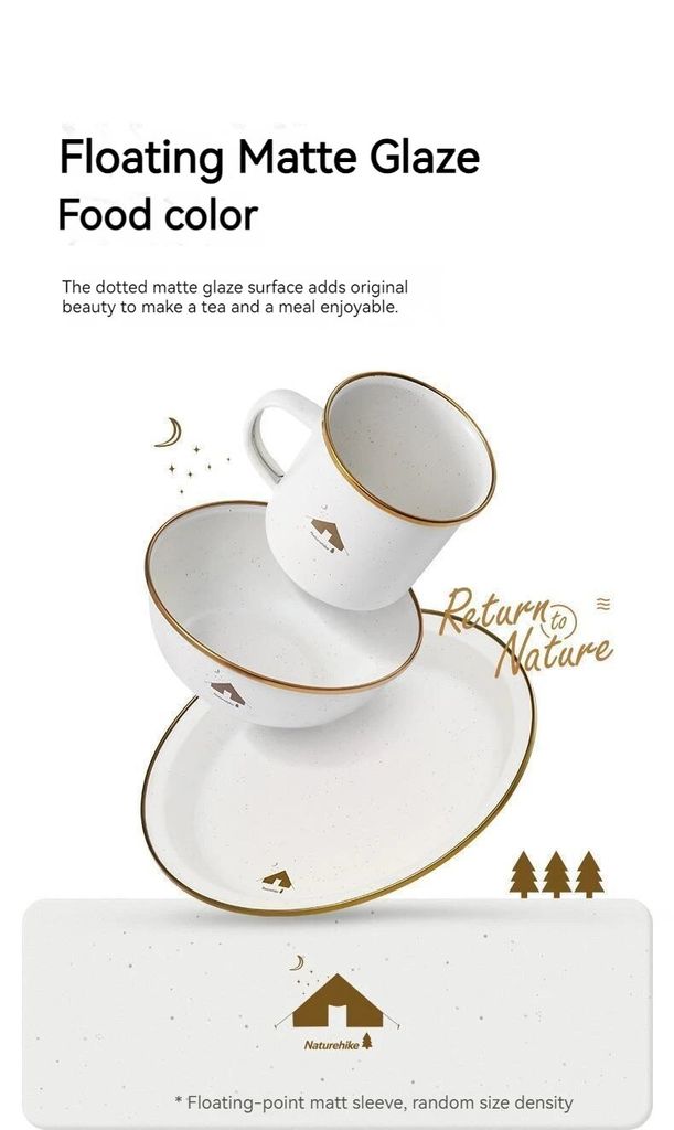 Bộ bát đĩa cốc Naturehike Glamping CNK2300CW013