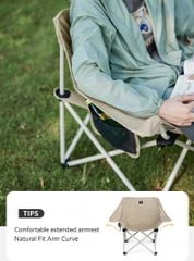 Naturehike Armrest Moon Chair CNH23JU13002 - Ghế xếp thư giãn