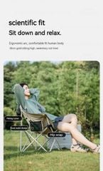 Naturehike Armrest Moon Chair CNH23JU13002 - Ghế xếp thư giãn