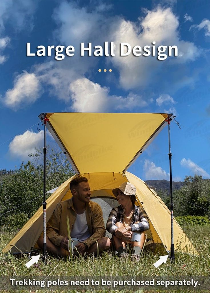 Lều cắm trại, Trekking, leo núi Naturehike P-Series (Màu mới 2022)