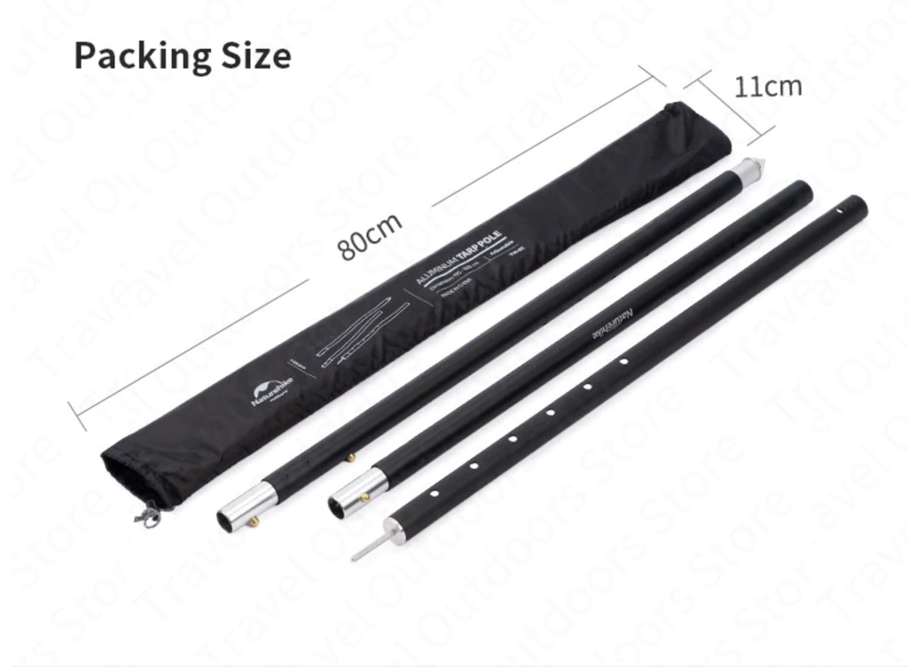 Cọc căng bạt - chống tăng Naturehike NH18T020-G hợp kim nhôm