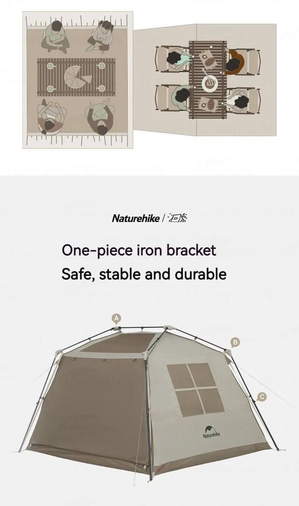 Lều tự bung Naturehike CNK2300ZP022 - Lều Village 5.0 2023