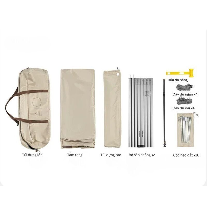 Tăng bạt trung tâm Naturehike C2350WS010