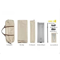 Tăng bạt trung tâm Naturehike C2350WS010