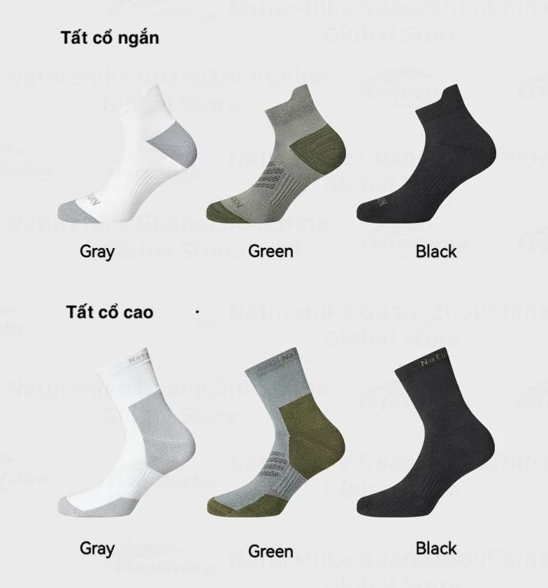 Tất lạnh thể thao Naturehike CYY2421ZI013/CYY2421ZI014