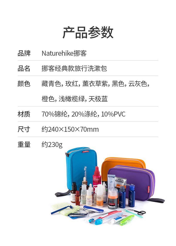 Túi đựng đồ cá nhân di du lịch Naturehike NH15X010-S