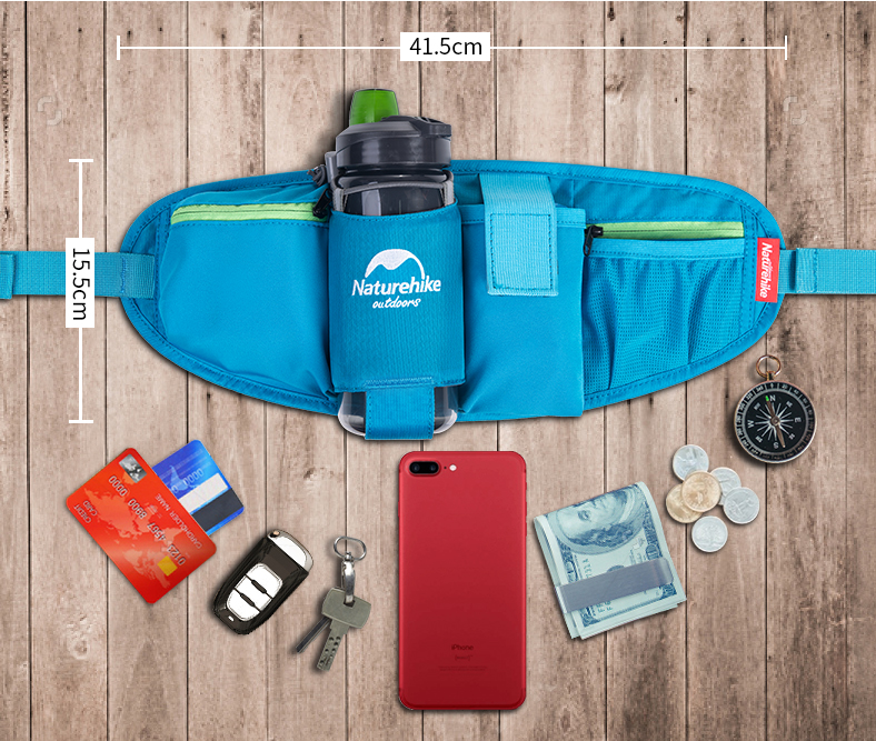 Túi đeo hông Naturehike NH17E001-B dùng chạy bộ, đạp xe, vận động thể thao