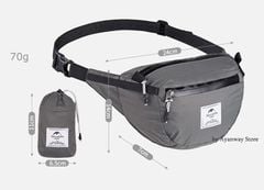 Túi đeo hông, đeo chéo gấp gọn chống nước NatureHike NH18B300-B
