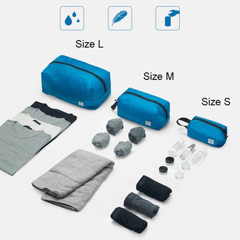 Set 3 túi đựng đồ cá nhân cho Nam, Nữ đi biển, du lịch NatureHike NH18S003-B