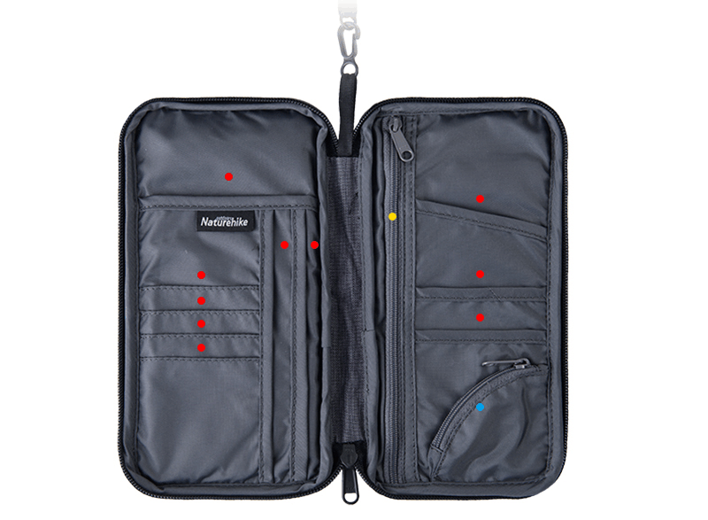Ví đựng hộ chiếu, passport đi du lịch NatureHike NH17C001-B
