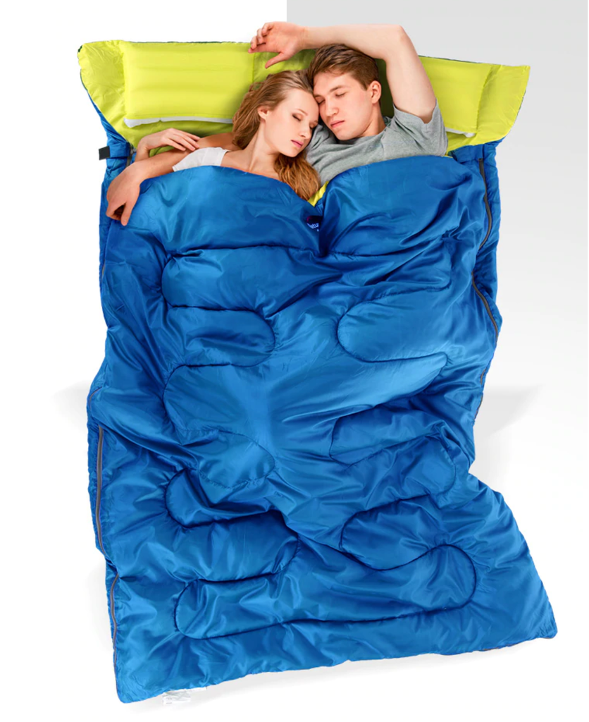 Túi ngủ đôi có gối cho gia đình, cặp đôi, người yêu NatureHike SD15M030-J