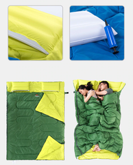 Túi ngủ đôi có gối cho gia đình, cặp đôi, người yêu NatureHike SD15M030-J