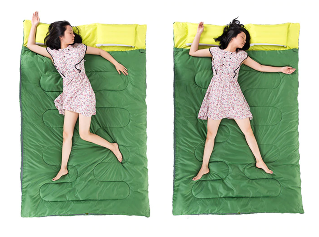 Túi ngủ đôi có gối cho gia đình, cặp đôi, người yêu NatureHike SD15M030-J