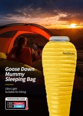 Túi ngủ Du lịch Lông Vũ siêu nhẹ, giữ ấm Mùa Đông NatureHike NH18S300-D