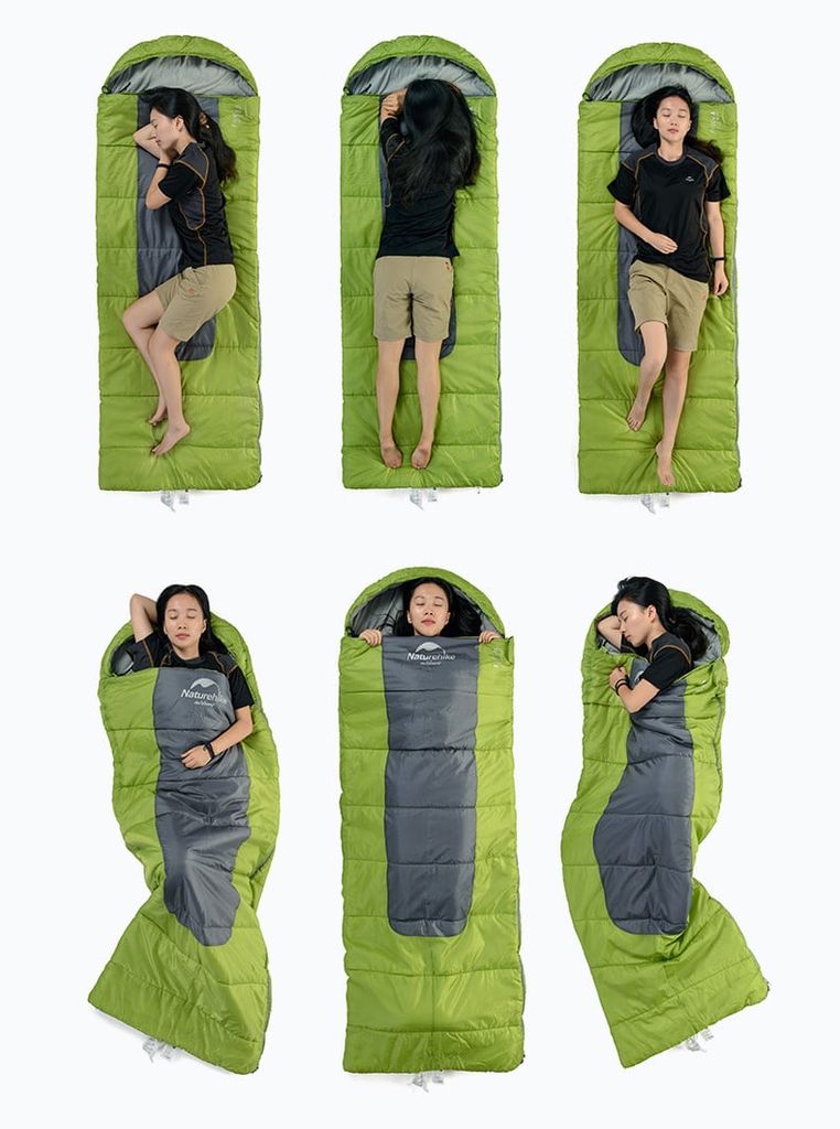 Túi ngủ du lịch, đi phượt chống nước NatureHike NH00F400-D F400 Size M