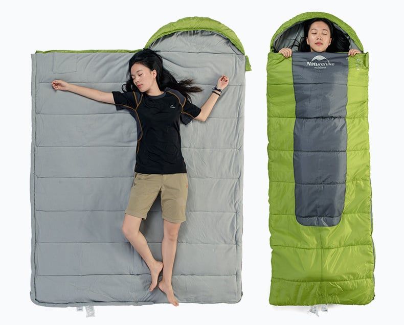 Túi ngủ du lịch, đi phượt chống nước NatureHike NH00F400-D F400 Size M
