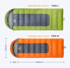 Túi ngủ du lịch, đi phượt chống nước NatureHike NH00F400-D F400 Size M