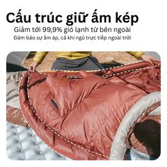Túi ngủ leo núi Naturehike cao cấp CNK2550WS014