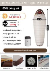 Túi ngủ leo núi Naturehike cao cấp CNK2550WS014