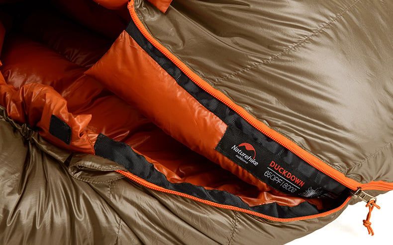 Túi ngủ lông vũ cao cấp đi tuyết, giữ nhiệt NatureHike NH17U800-L