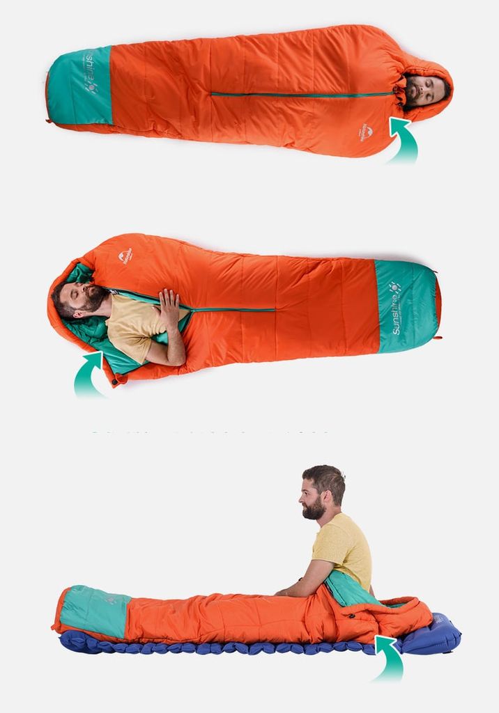 Túi ngủ mùa Đông cao cấp, chịu nhiệt độ âm NatureHike NH17S013-D