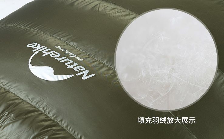 Túi ngủ NatureHike lông vũ, chống nước, chịu nhiệt độ âm NH15D800-K