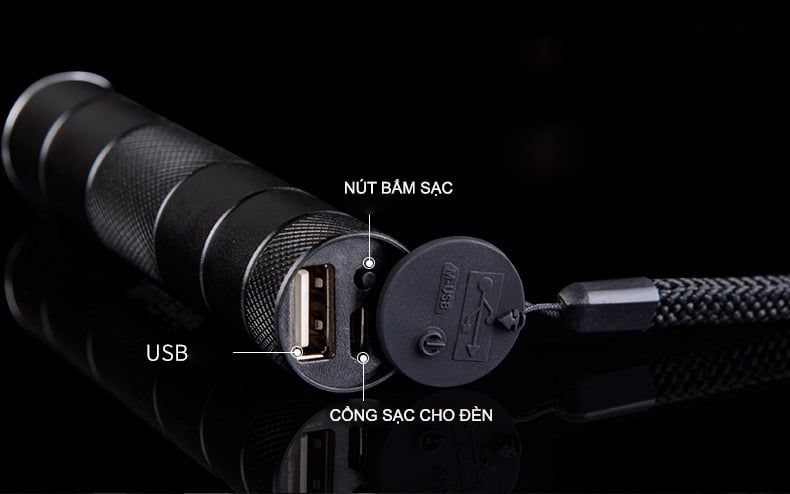 Đèn pin Led siêu sáng kiêm sạc dự phòng NatureHike NH17S071-T
