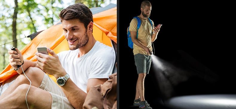 Đèn pin Led siêu sáng kiêm sạc dự phòng NatureHike NH17S071-T