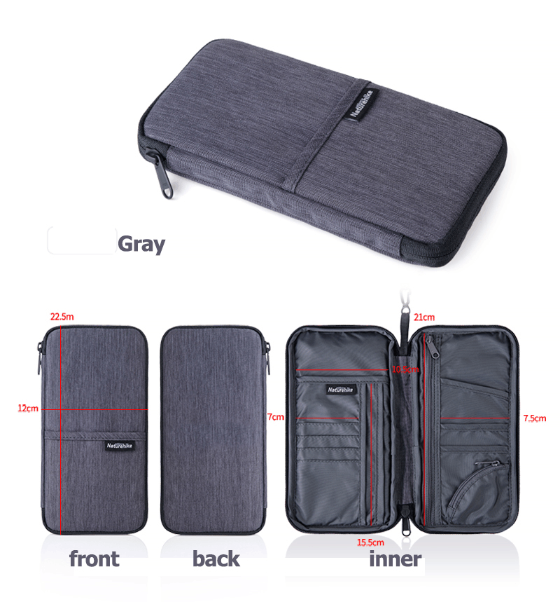 Ví đựng hộ chiếu, passport đi du lịch NatureHike NH17C001-B