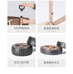 Xe kéo đồ đi cắm trại Naturehike NH20PJ012