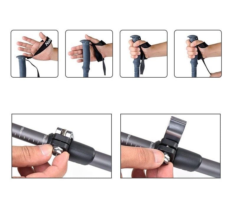 Gậy Trekking leo núi Naturehike NH17D017-D siêu nhẹ