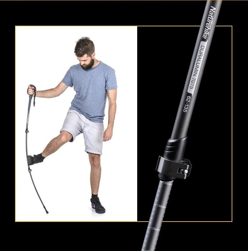 Gậy Trekking leo núi Naturehike NH17D017-D siêu nhẹ