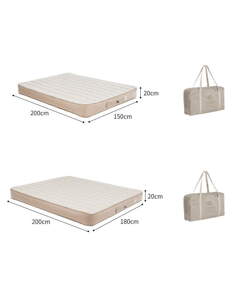 Đệm hơi đôi - ba người Naturehike Glamping CNH22DZ024