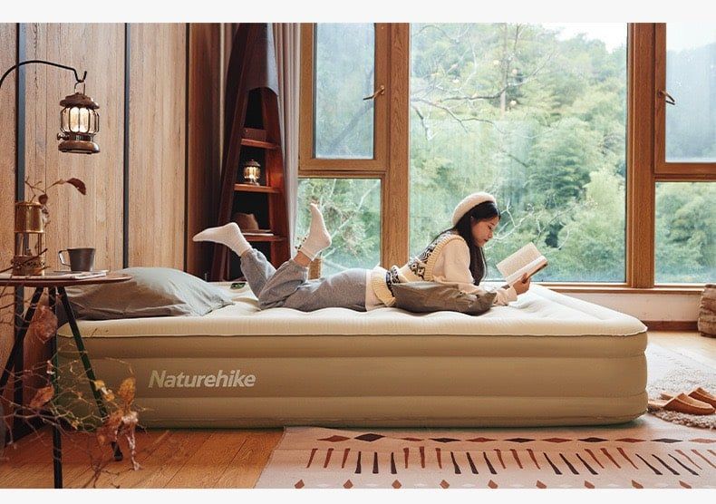 Đệm hơi kèm bơm Naturehike Glamping CNH22DZ015
