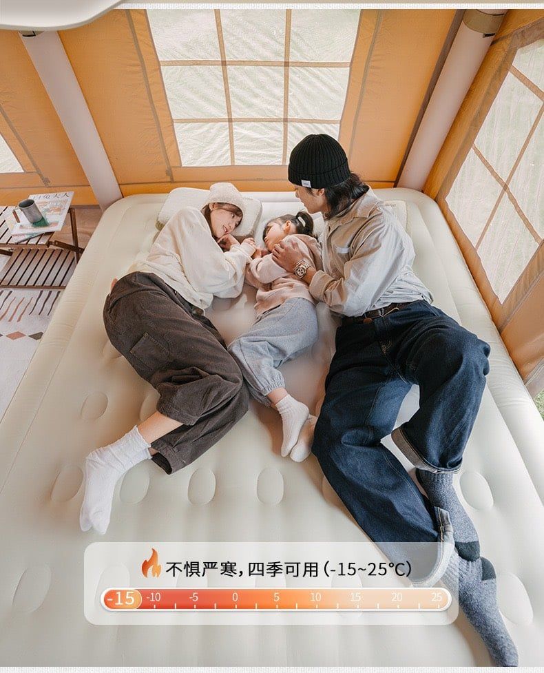 Đệm hơi kèm bơm Naturehike Glamping CNH22DZ015