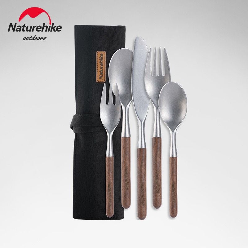 Bộ dao thìa dĩa Naturehike Glamping NH20CJ014