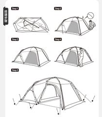 Lều đôi leo núi Naturehike CNK2300ZP017